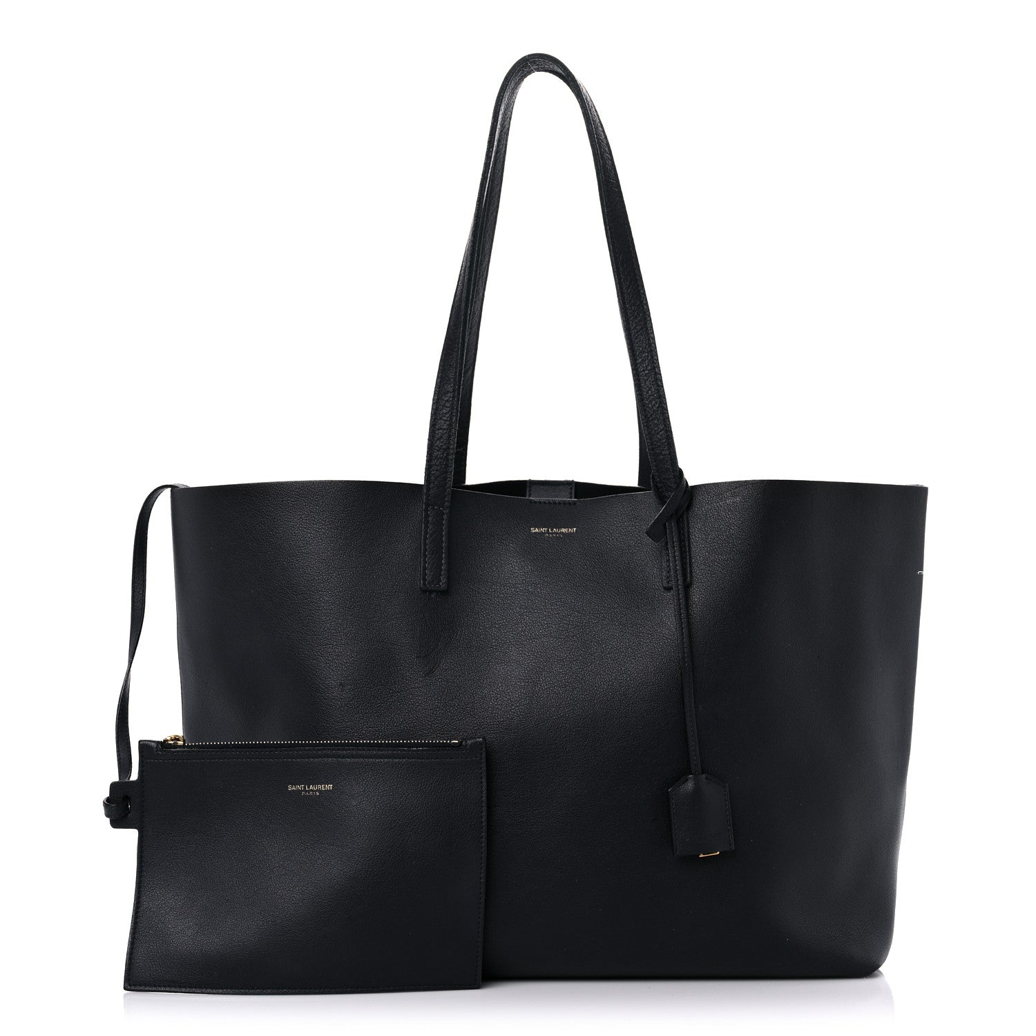 Saint Laurent Calfskin Large Shopping Tote Black 1 of 23