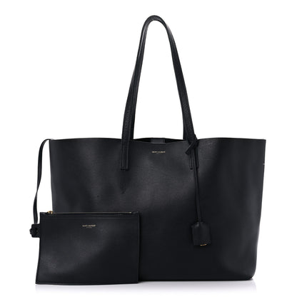 Saint Laurent Calfskin Large Shopping Tote Black 1 of 23