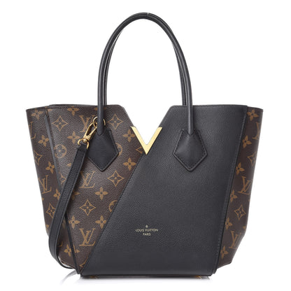 Louis Vuitton Calfskin Monogram Kimono Tote PM Black 1 of 11