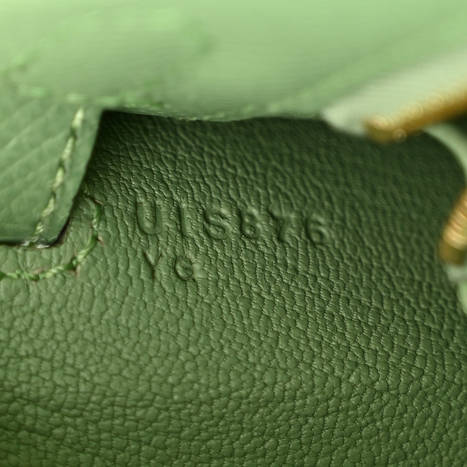 Hermes Epsom Kelly Sellier 25 Vert Criquet 7 of 11