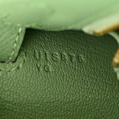 Hermes Epsom Kelly Sellier 25 Vert Criquet 7 of 11