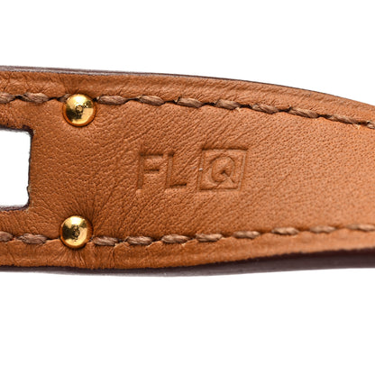 Hermes Epsom Kelly Double Tour Bracelet M Orange 5 of 7