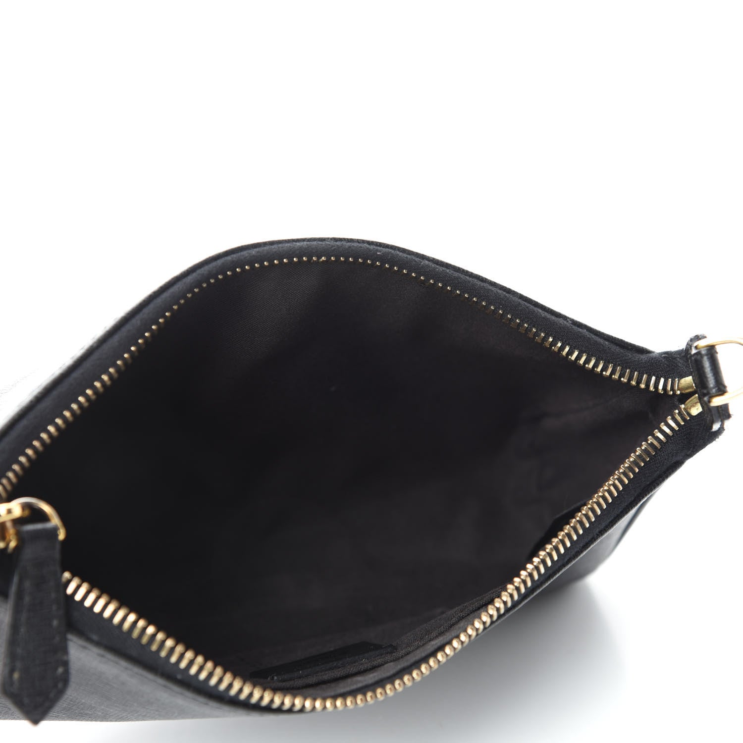 Fendi Vitello Elite Mini Pouch Crossbody Black 5 of 12
