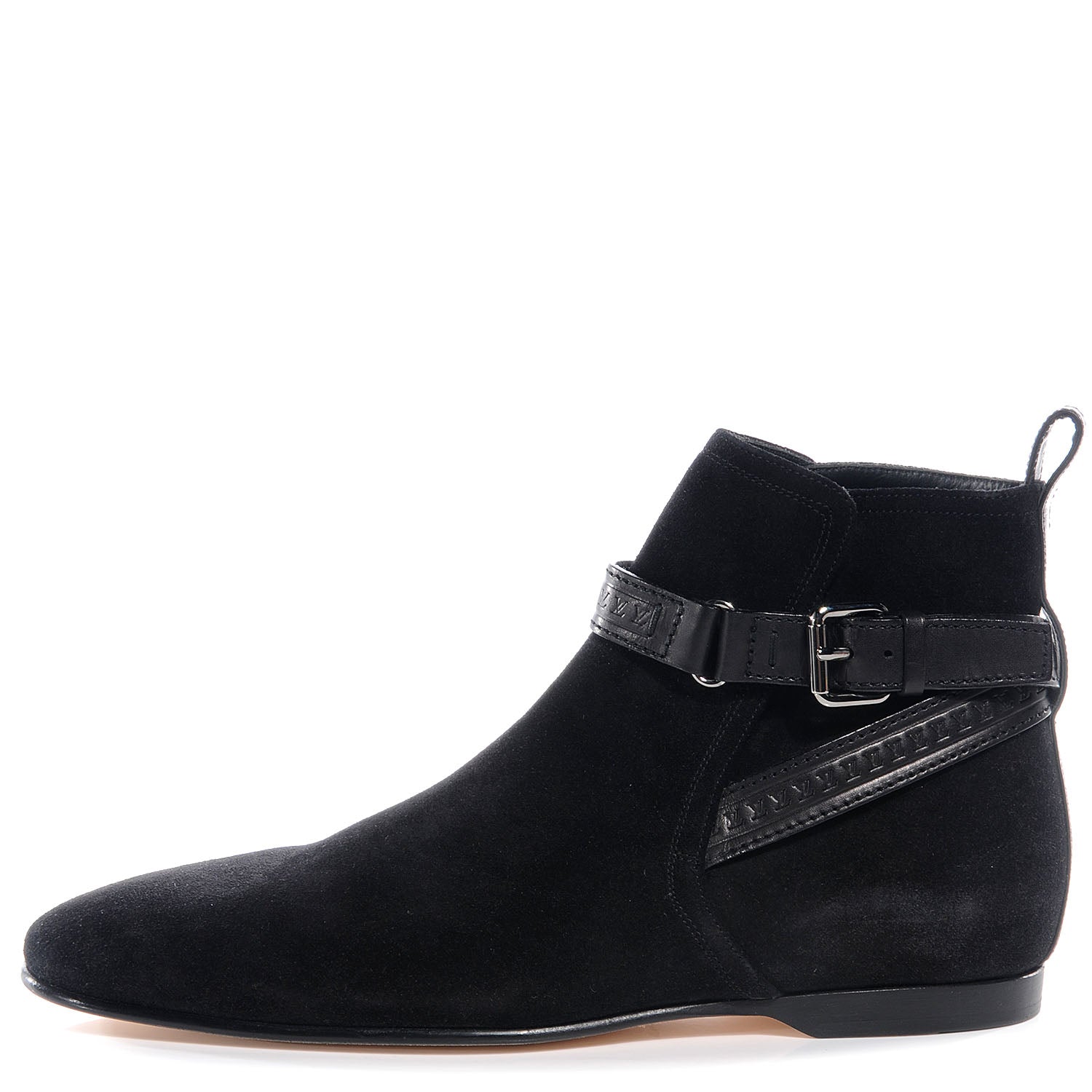 Louis Vuitton Suede Calf Rodeo Ankle Boots Mens 8 M Noir 1 of 6