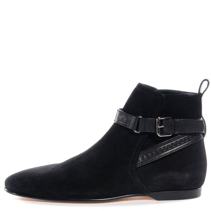 Louis Vuitton Suede Calf Rodeo Ankle Boots Mens 8 M Noir 1 of 6