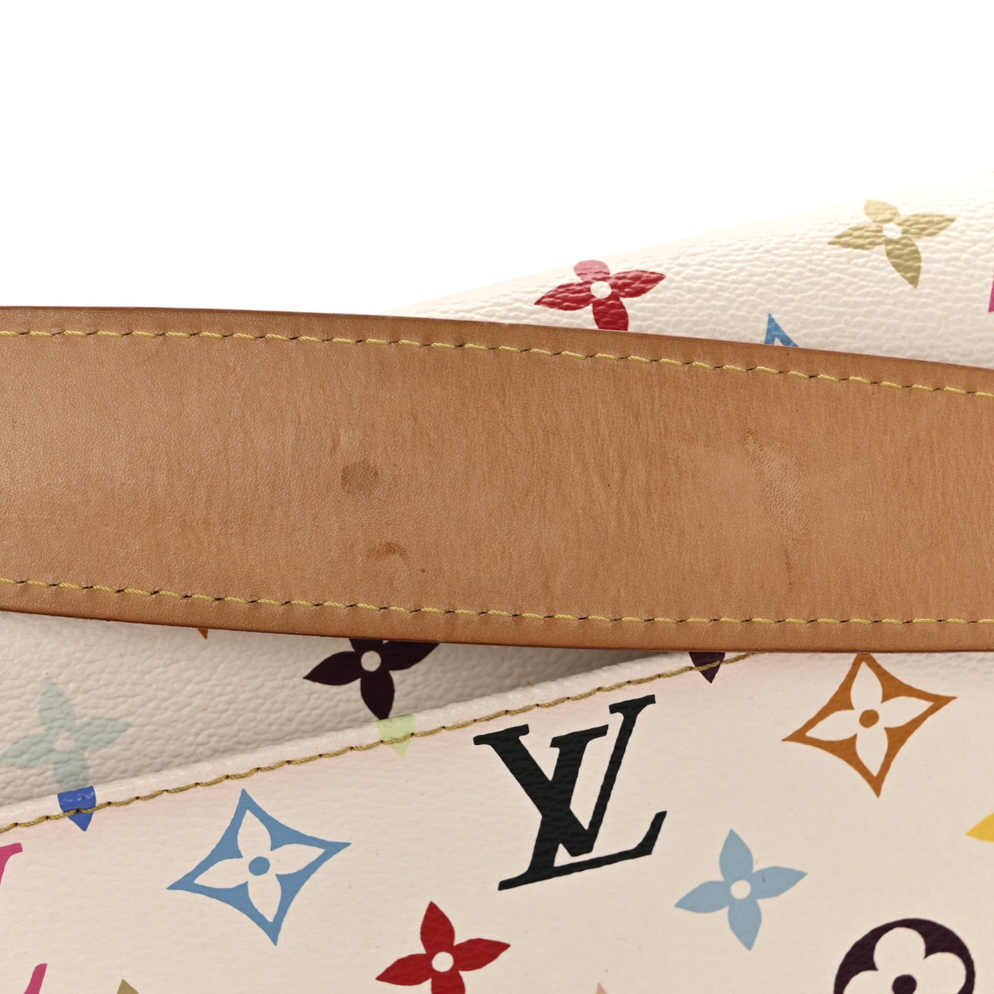 Monogram Multicolor Beverly MM White