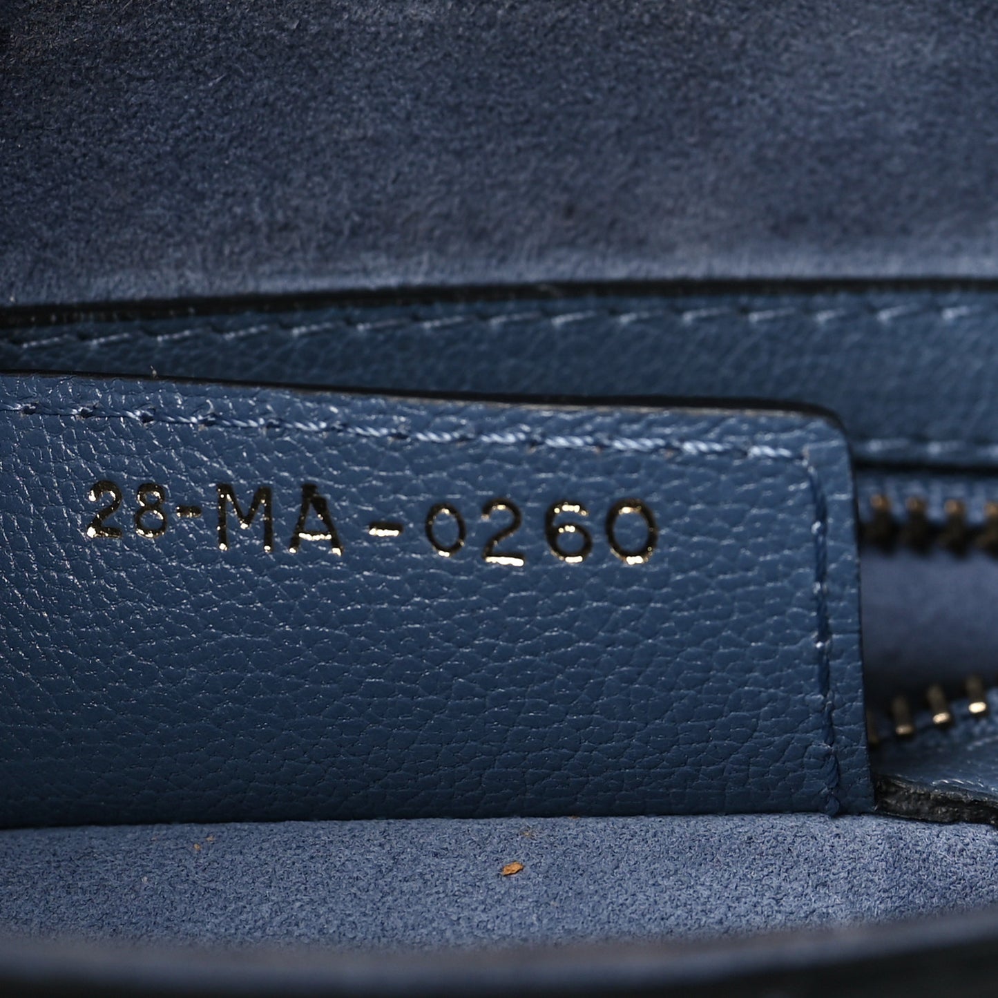 Calfskin Saddle Bag Sky Blue