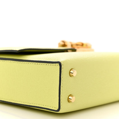 Hermes Chevre Mysore Mini Verrou Chaine Bag Jaune Bourgeon 9 of 13