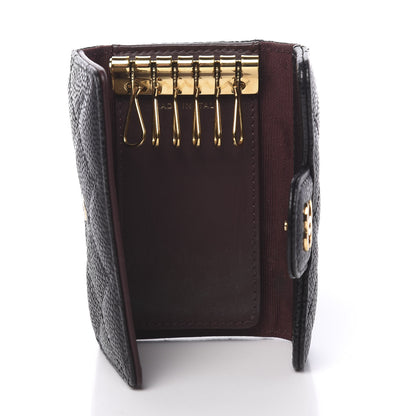 Chanel Caviar Quilted 6 Key Holder Black 5 of 14