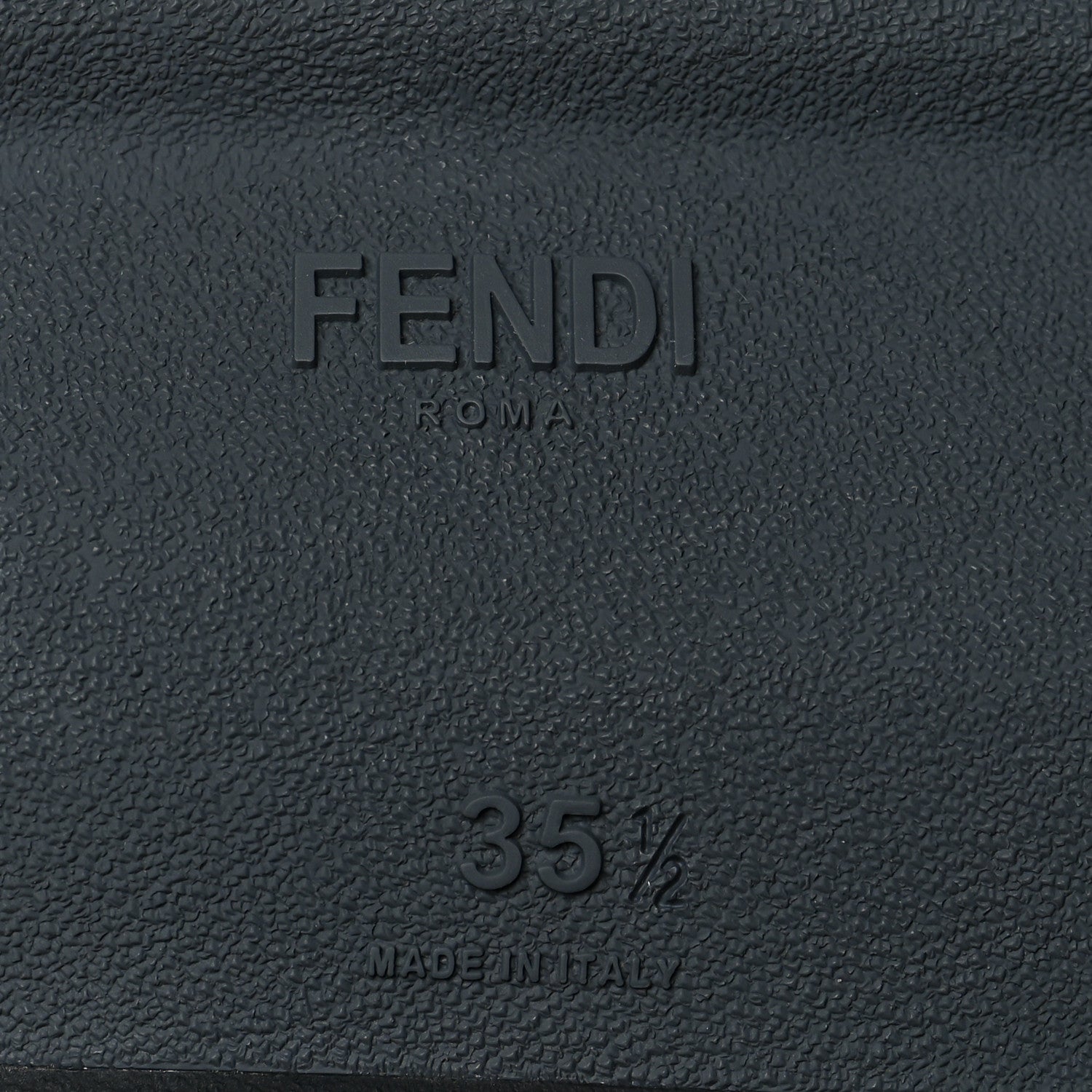 Fendi Stretch Yarn FF Stiff Band Rockoko Sneakers 35.5 Black White Tobacco 6 of 7