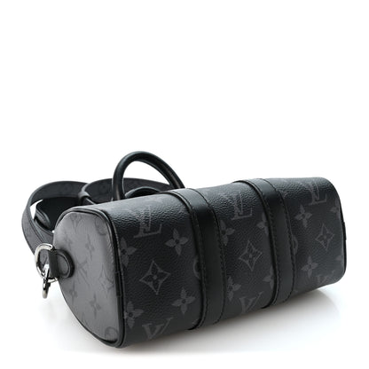 Louis Vuitton Reverse Monogram Eclipse Keepall XS Black 4 of 10
