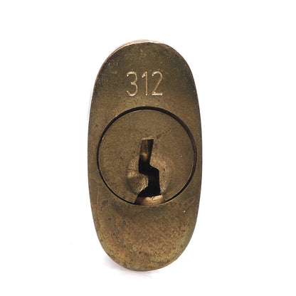 Louis Vuitton Brass Lock and 2 Keys Set #312 3 of 6