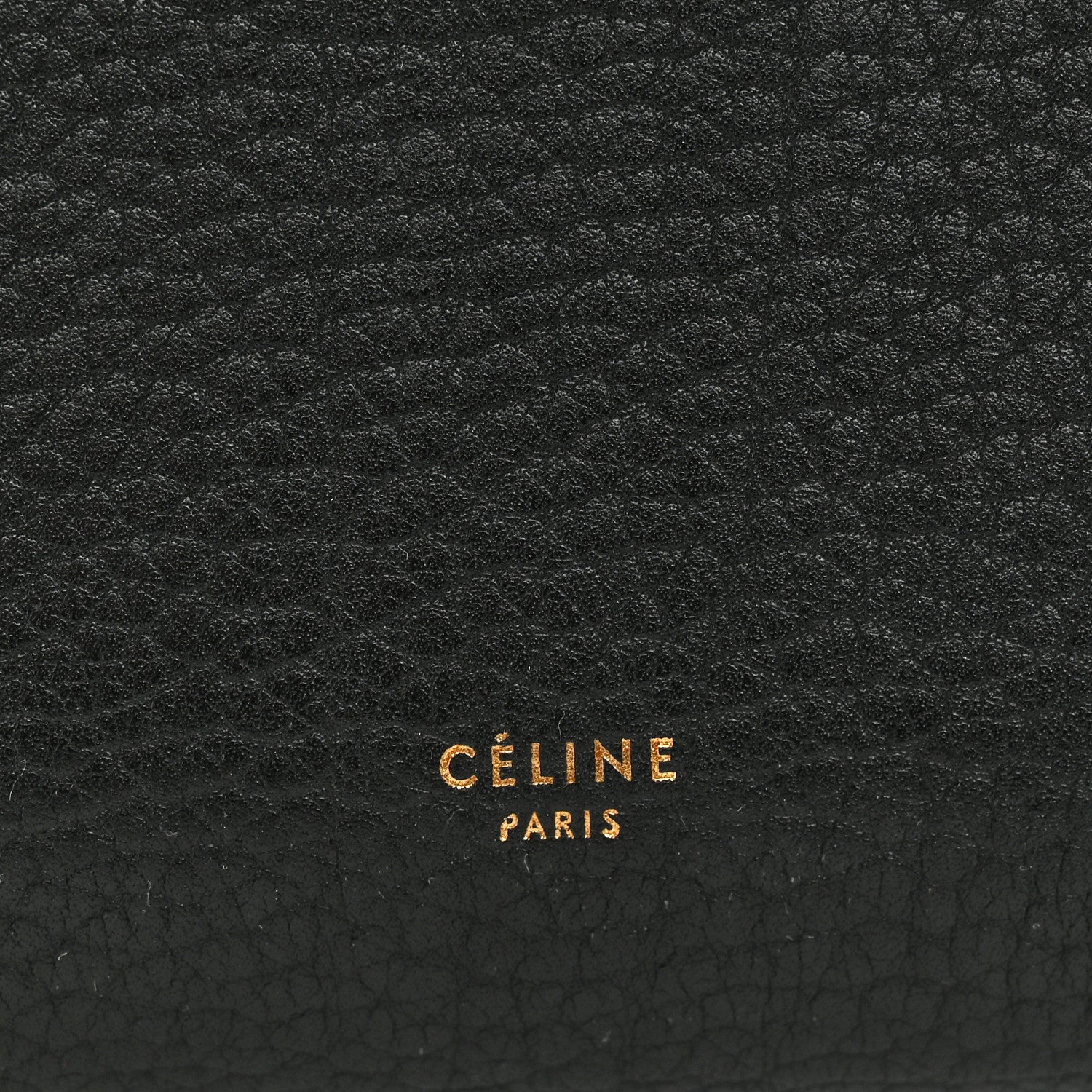 Celine Crisped Calfskin Mini Tie Knot Tote Black 7 of 13