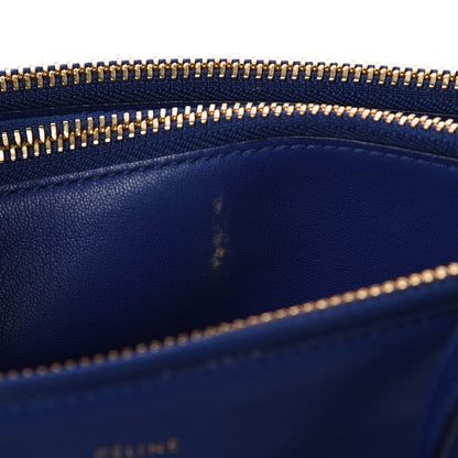 Celine Lambskin Small Trio Crossbody Bag Violet Blue 13 of 17