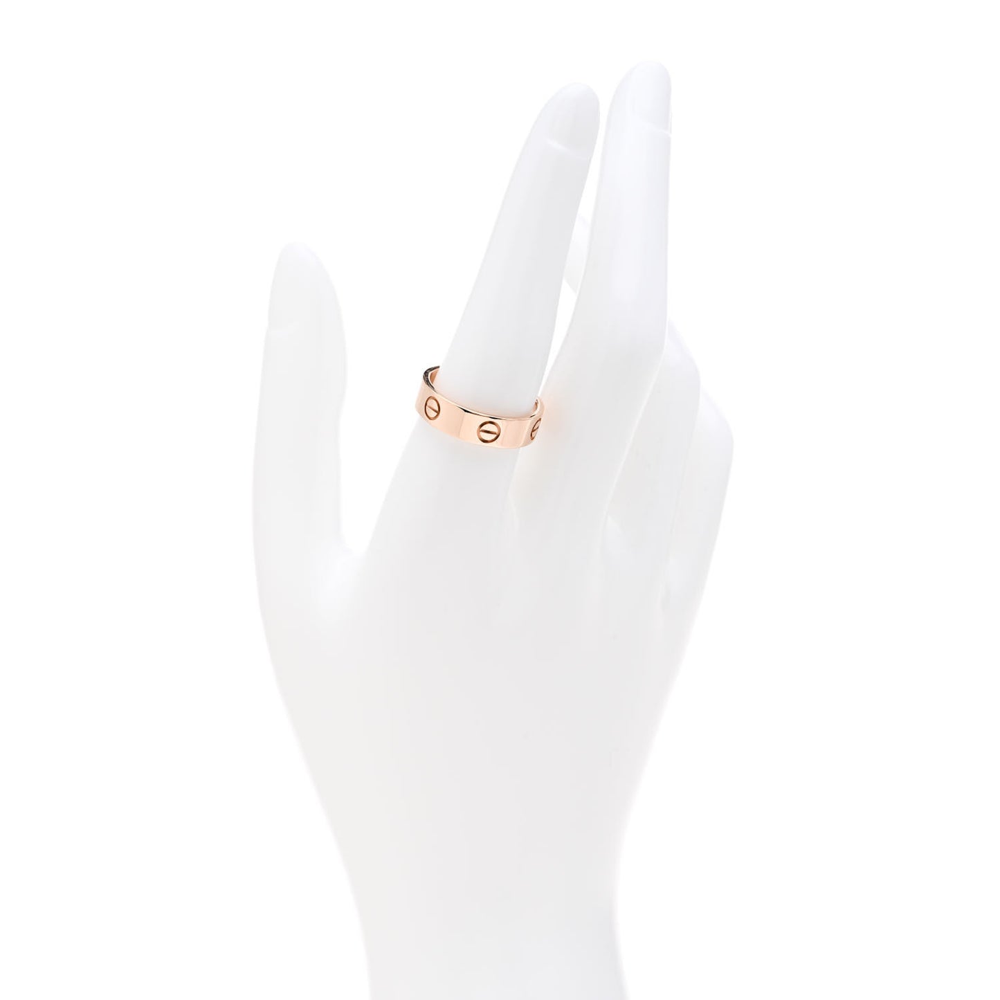 18K Pink Gold 5.5mm LOVE Ring 58 8.5