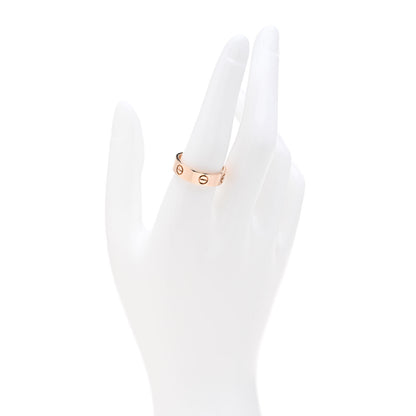 Cartier 18K Pink Gold 5.5mm LOVE Ring 58 8.5 2 of 4