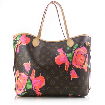Louis Vuitton Monogram Roses Neverfull MM 1 of 9