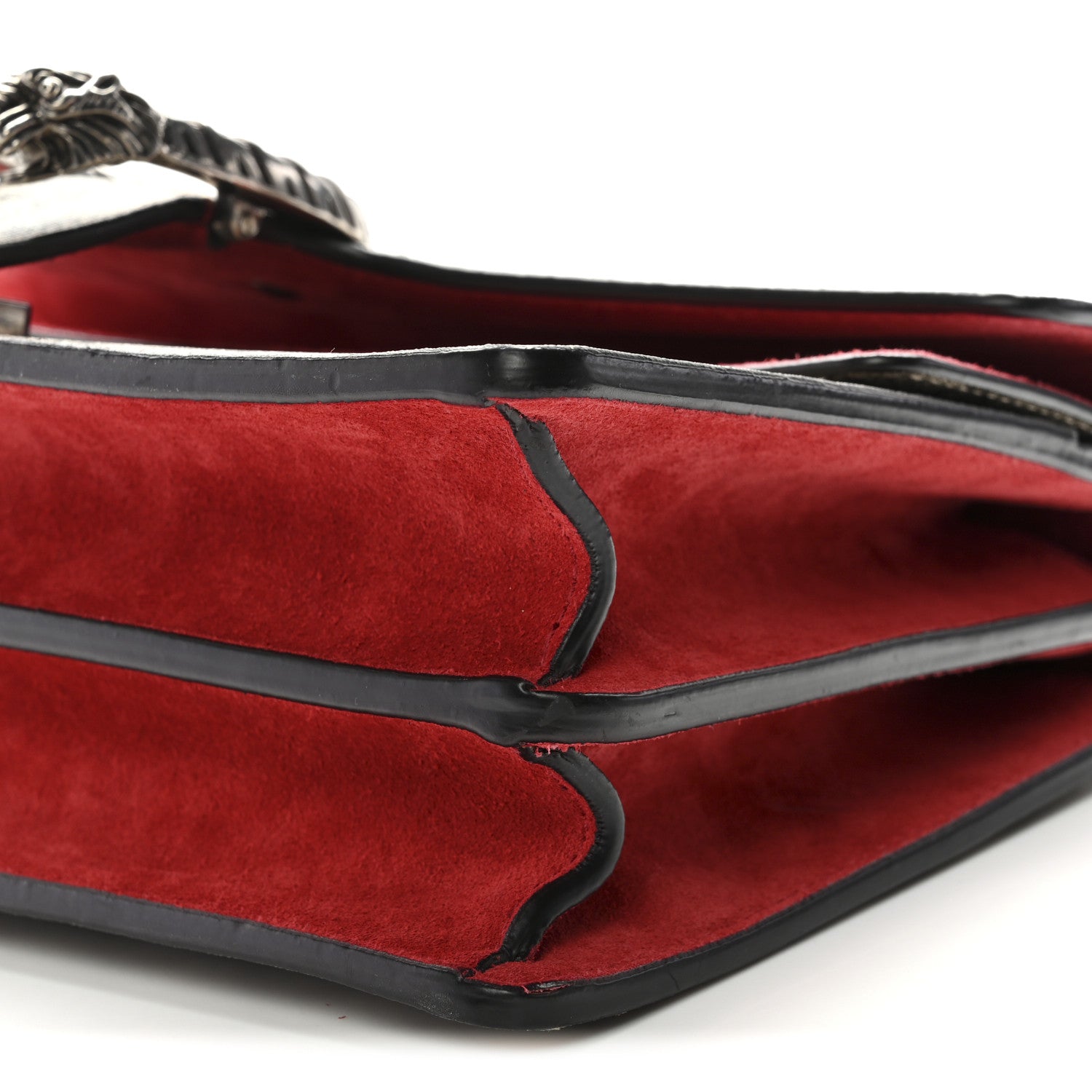 Gucci GG Supreme Monogram Small Dionysus Shoulder Bag Red 10 of 11
