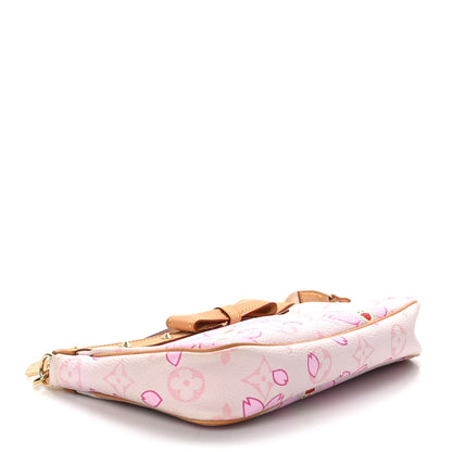 Louis Vuitton Monogram Cherry Blossom Pochette Accessories Pink 4 of 9