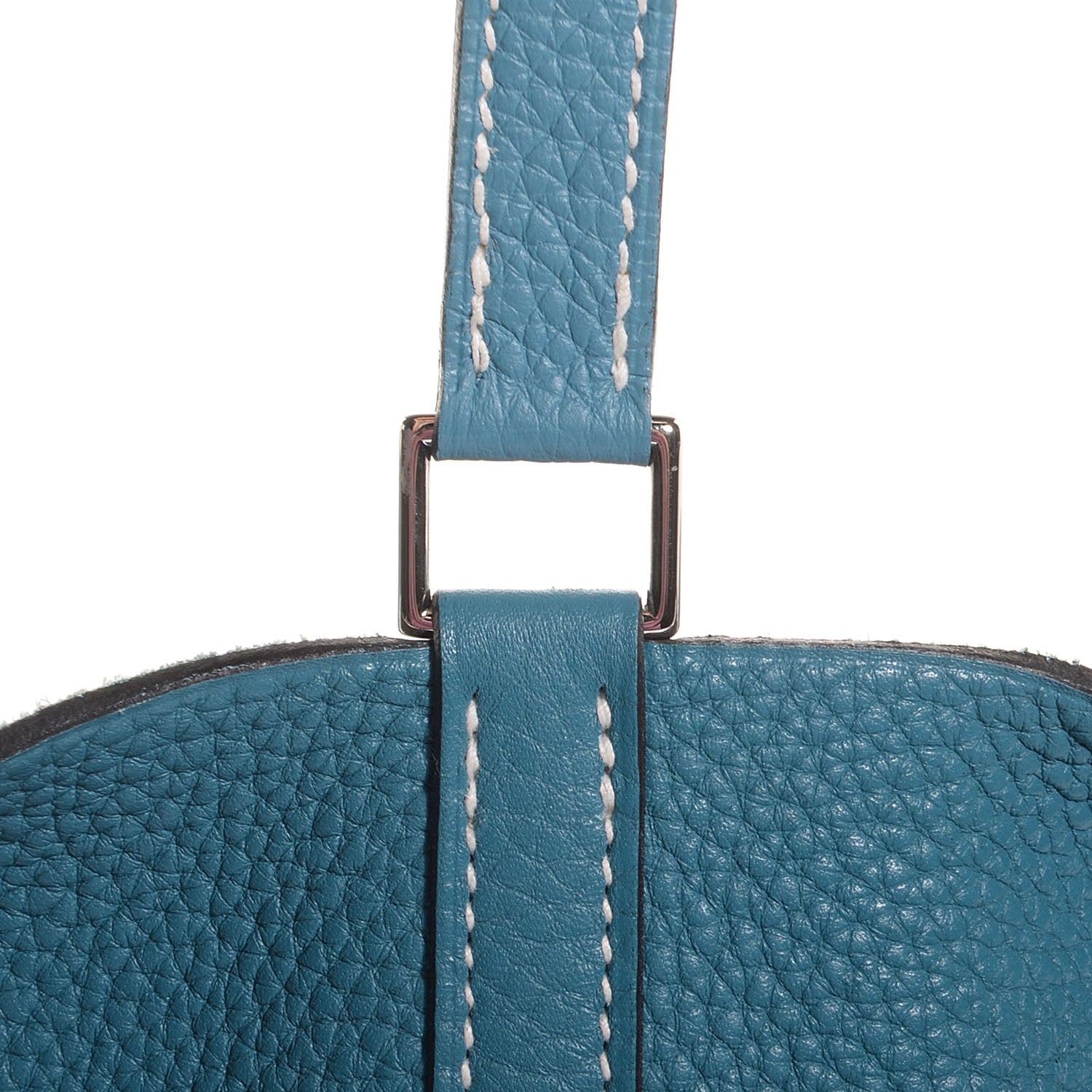 Hermes Taurillon Clemence Picotin Lock 18 PM Blue Jean 10 of 13
