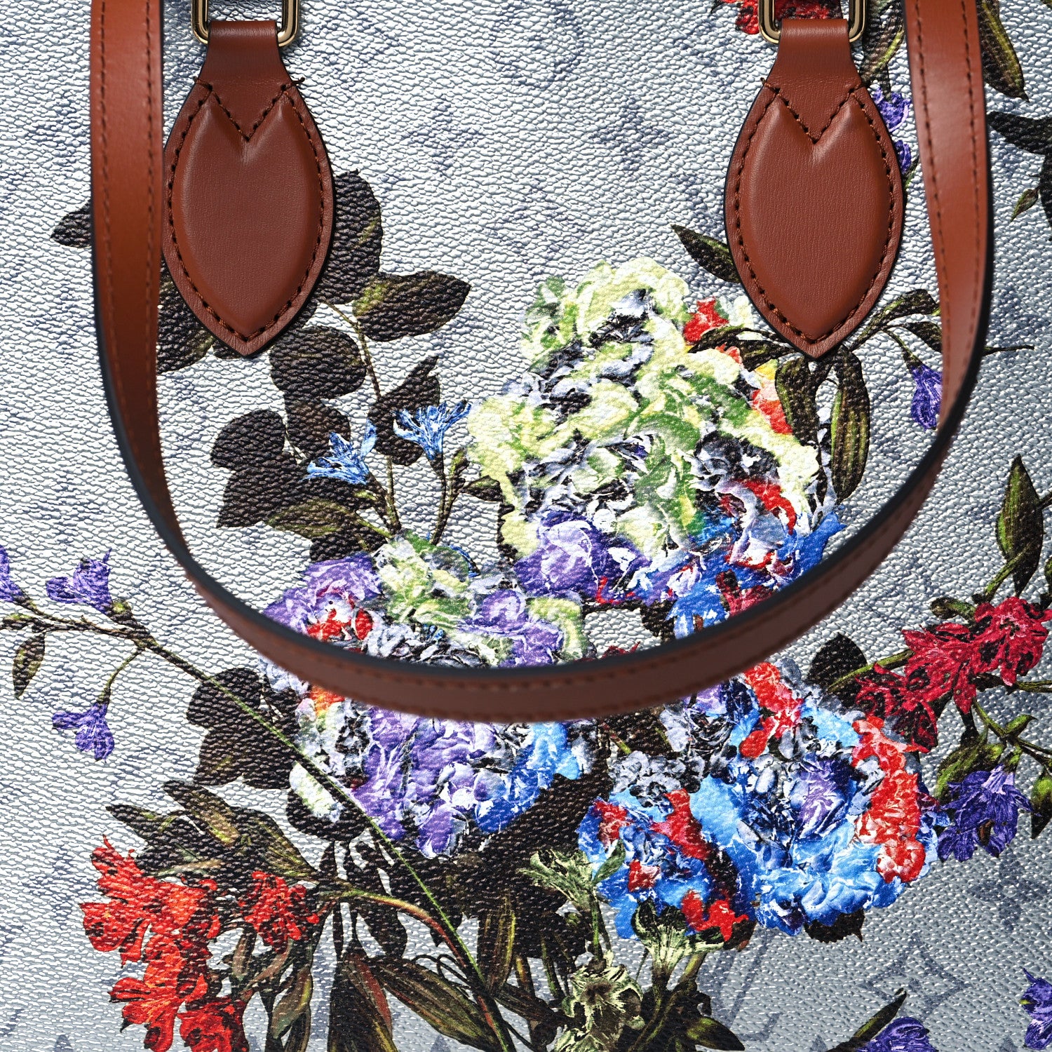 Louis Vuitton Metallic Monogram LV Garden OnTheGo MM Silver 9 of 9