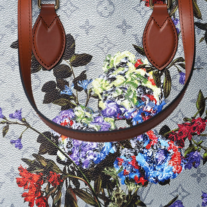 Louis Vuitton Metallic Monogram LV Garden OnTheGo MM Silver 9 of 9