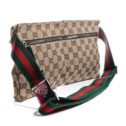 Gucci Monogram Web Belt Bag Dark Brown 3 of 8