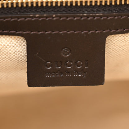 Gucci Monogram Vintage Web Medium Boston Dark Brown 6 of 16