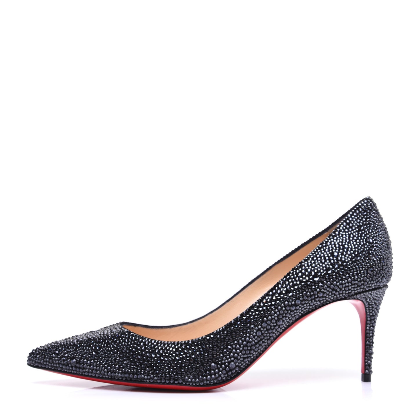 Suede Strass Kate 70 Pumps 38.5 Anthracite