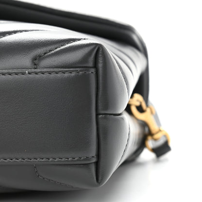 Saint Laurent Calfskin Y Quilted Monogram Toy Loulou Crossbody Bag Storm 10 of 11
