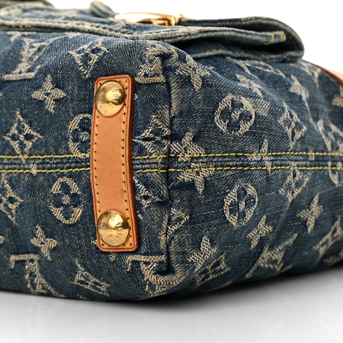 Monogram Denim Baggy PM Blue