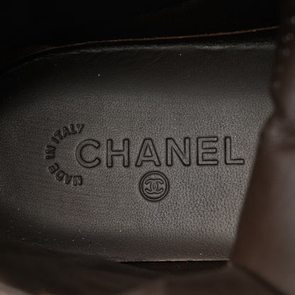 Chanel Calfskin Mens Zipped Sneakers 44 Brown 7 of 10