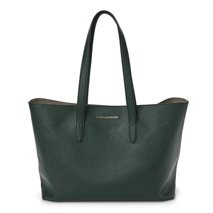 Dolce & Gabbana Dauphine Stampa Morrbida Shopping Tote Lake 3 of 13