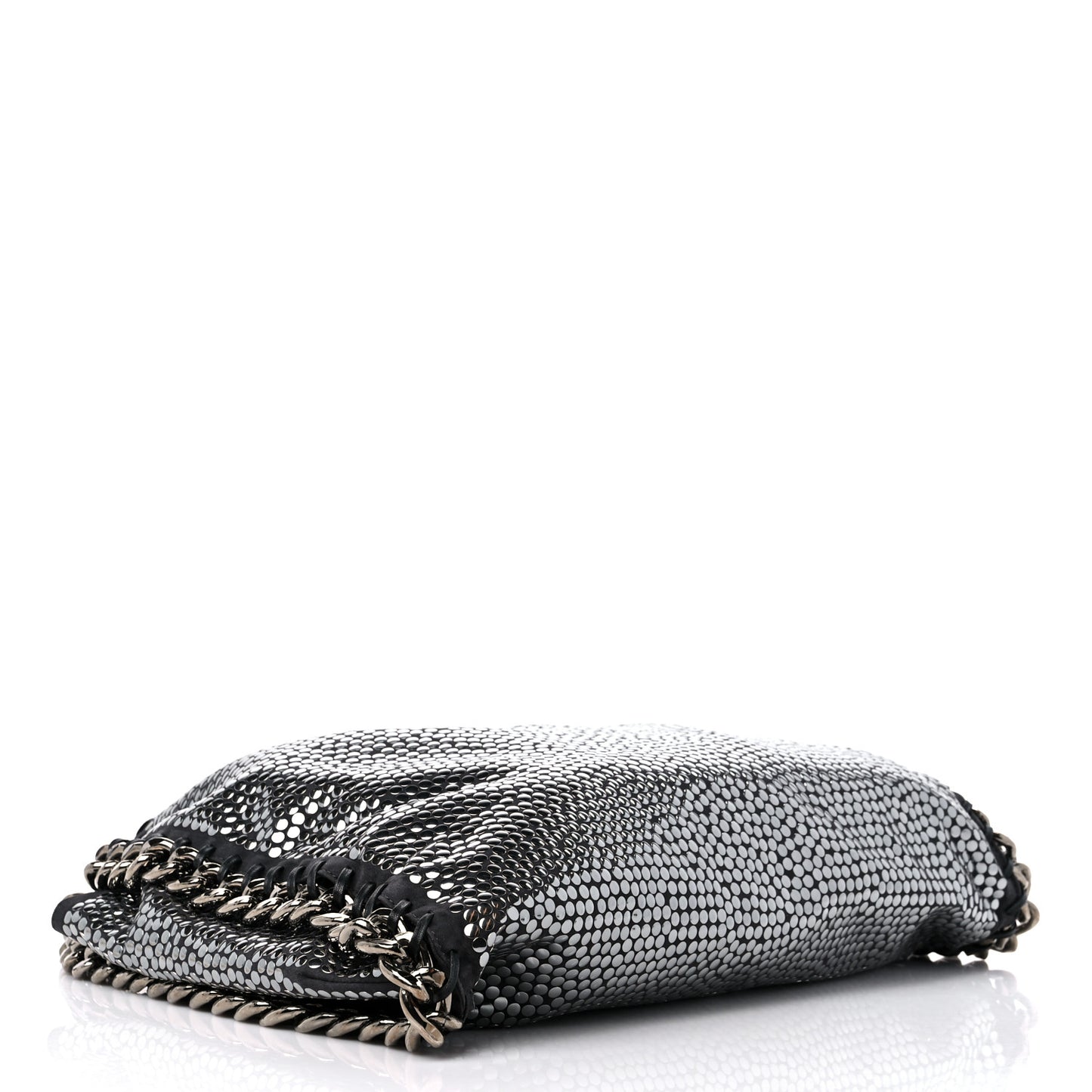 Studded Eco Suede Falabella Tote Black