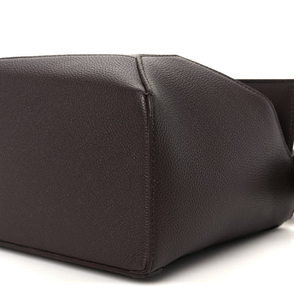 Loewe Soft Grained Calfskin Small Puzzle Edge Bag Dark Chestnut 10 of 11
