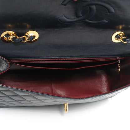 Chanel Lambskin XL Jumbo Flap Navy 5 of 8