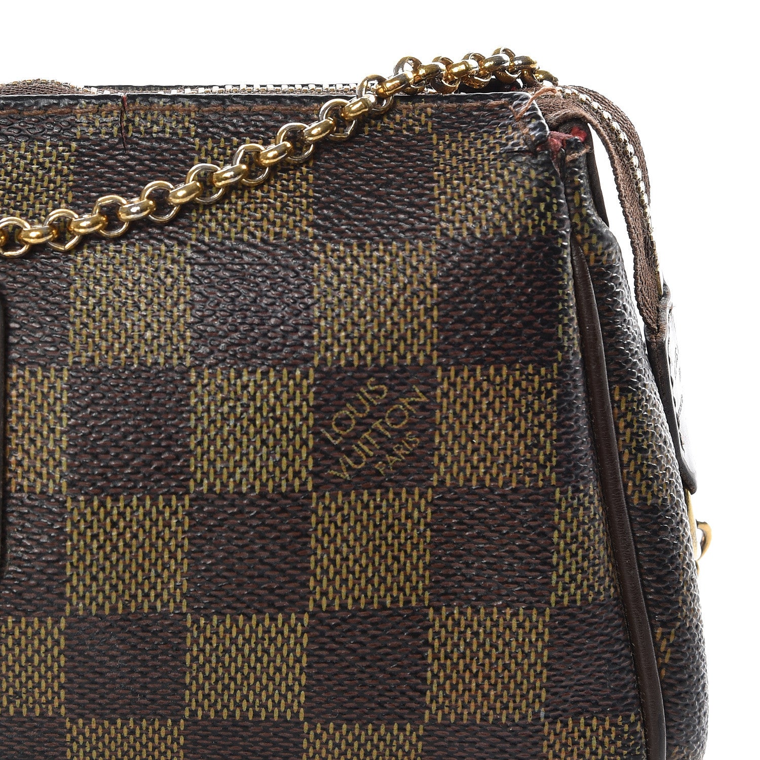 Louis Vuitton Damier Ebene Eva Clutch 7 of 10