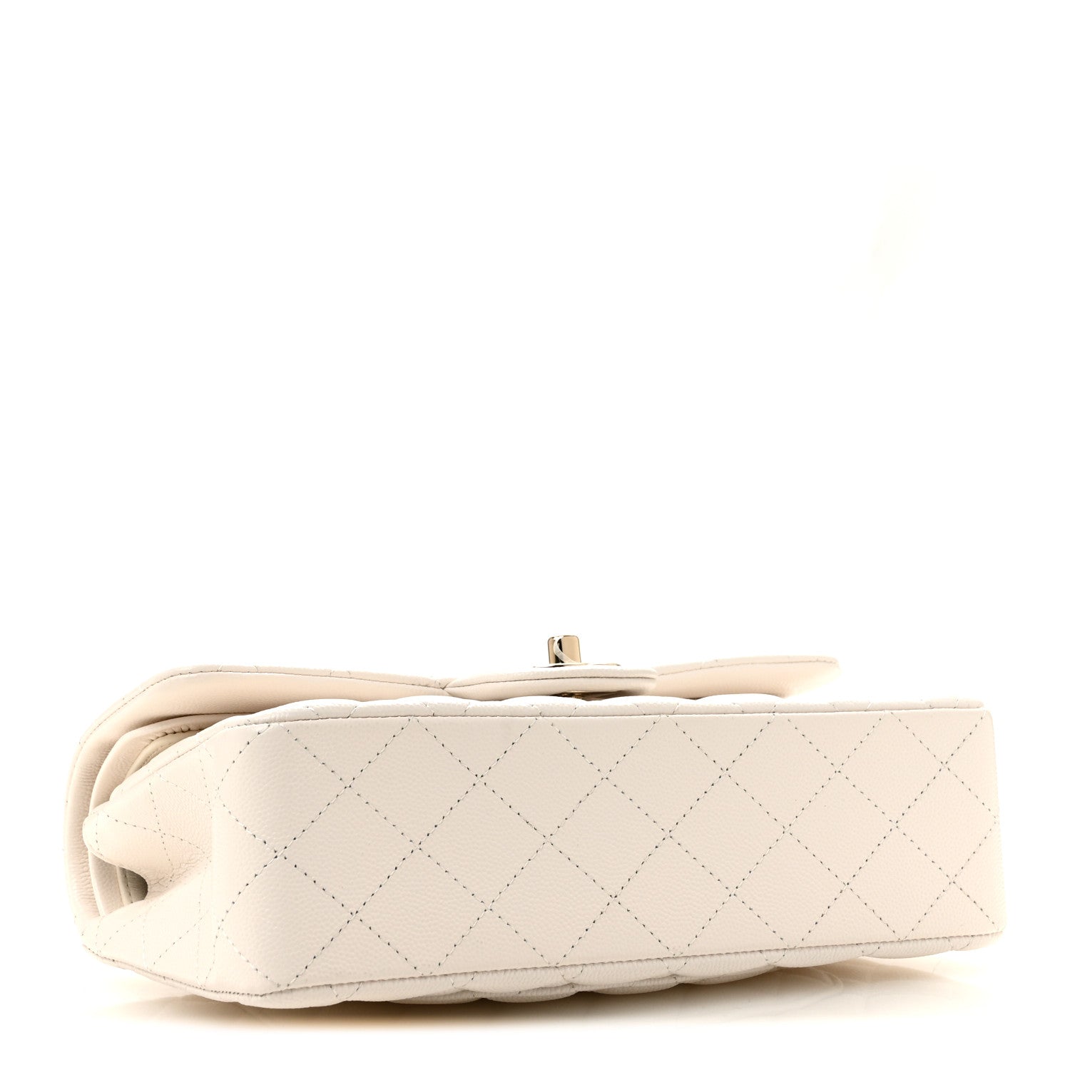 Chanel Caviar Quilted Small Double Flap White 4 of 10