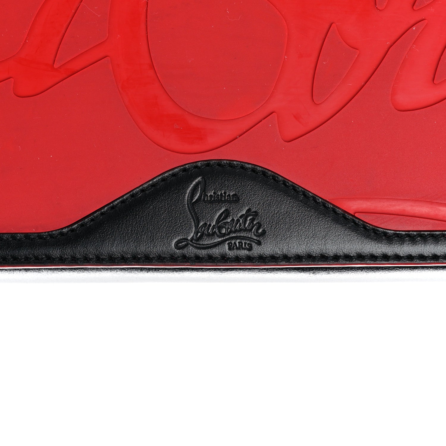 Christian Louboutin Calfskin In Love East West Cabata Tote Black Multicolor 19 of 21
