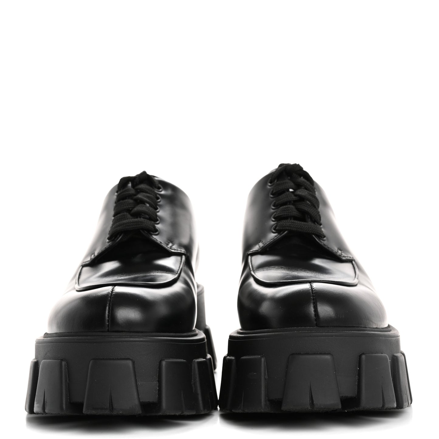Spazzolato Rois Monolith 55mm Derby Loafers 37 Black