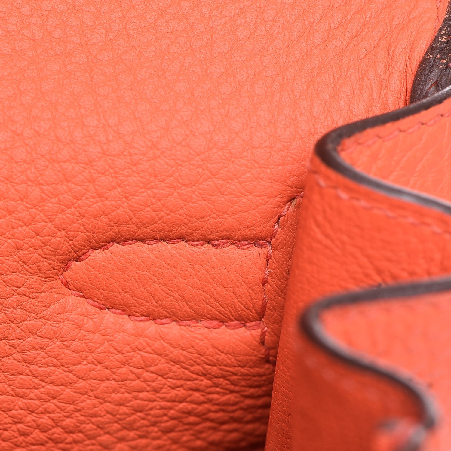 Hermes Togo Kelly Retourne 28 Orange Poppy 21 of 31