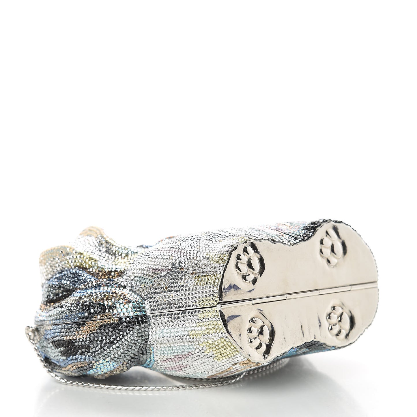Crystal Shih Tzu Minaudiere Clutch