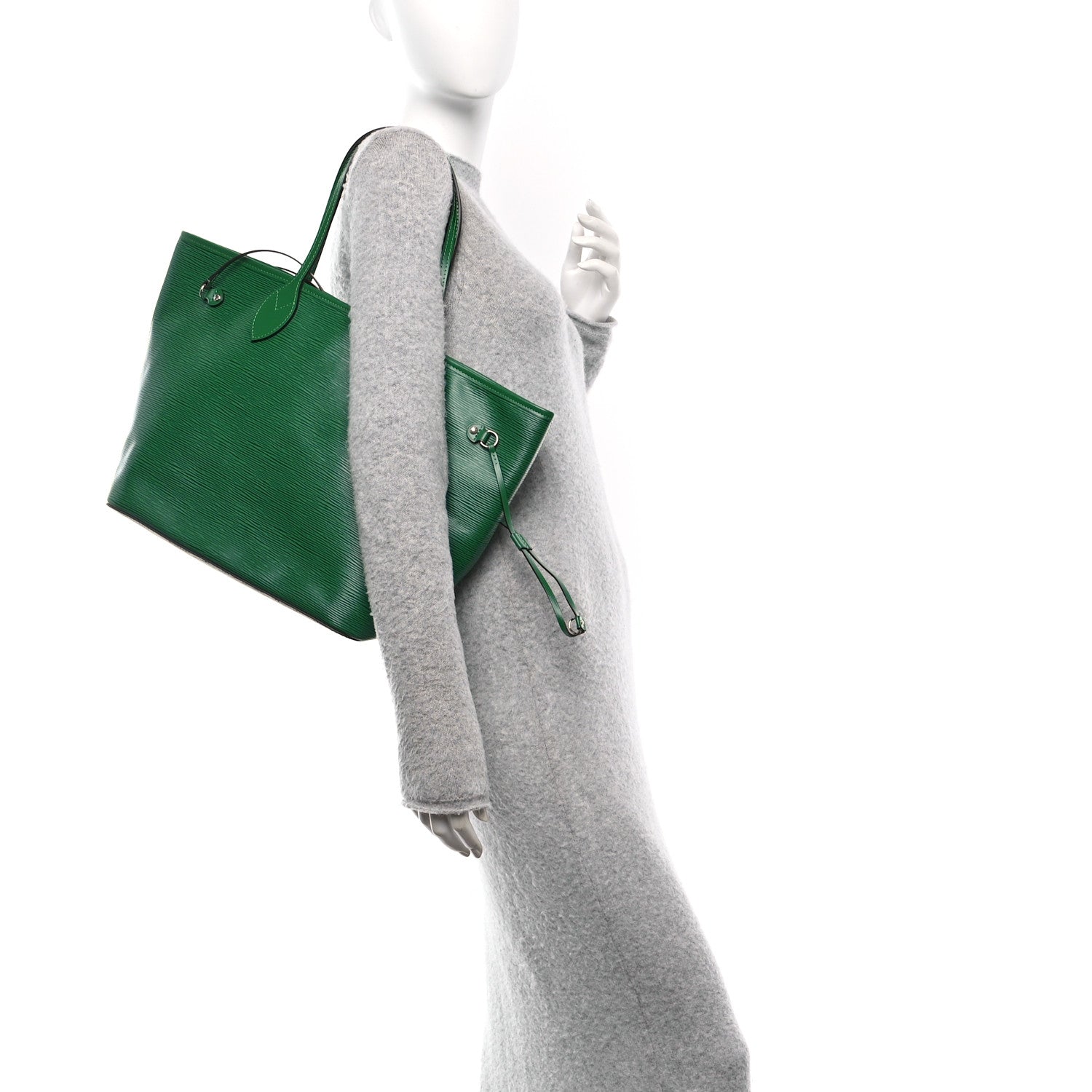 Louis Vuitton Epi Neverfull MM Borneo Green 2 of 10