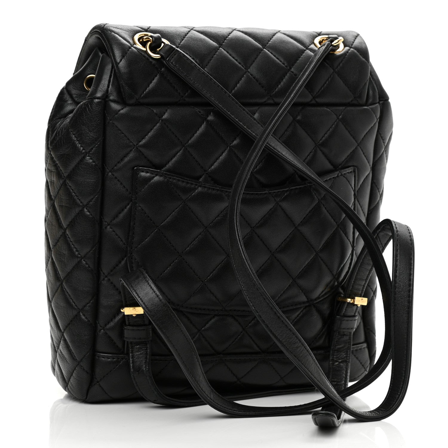Chanel Lambskin Quilted Small Urban Spirit Backpack Black 3 of 13
