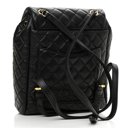 Chanel Lambskin Quilted Small Urban Spirit Backpack Black 3 of 13