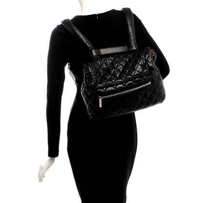 Chanel Lambskin Coco Cocoon Backpack Black 2 of 10