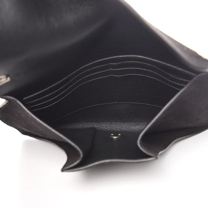 Celine Suede Calfskin Clutch on Chain Black 5 of 11