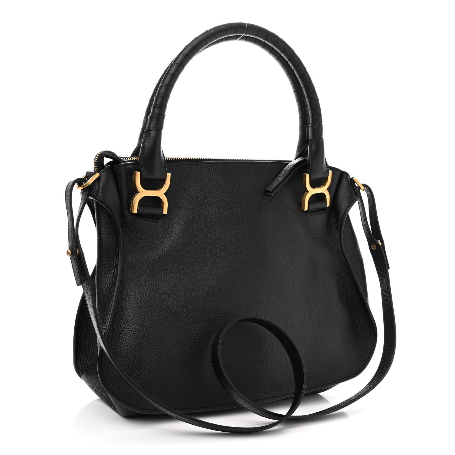 Chloe Calfskin Medium Marcie Satchel Black 3 of 9