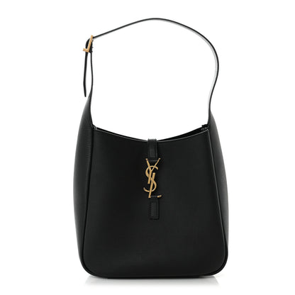 Saint Laurent Smooth Calfskin Small Le 5 A 7 Soft Hobo Black 1 of 12
