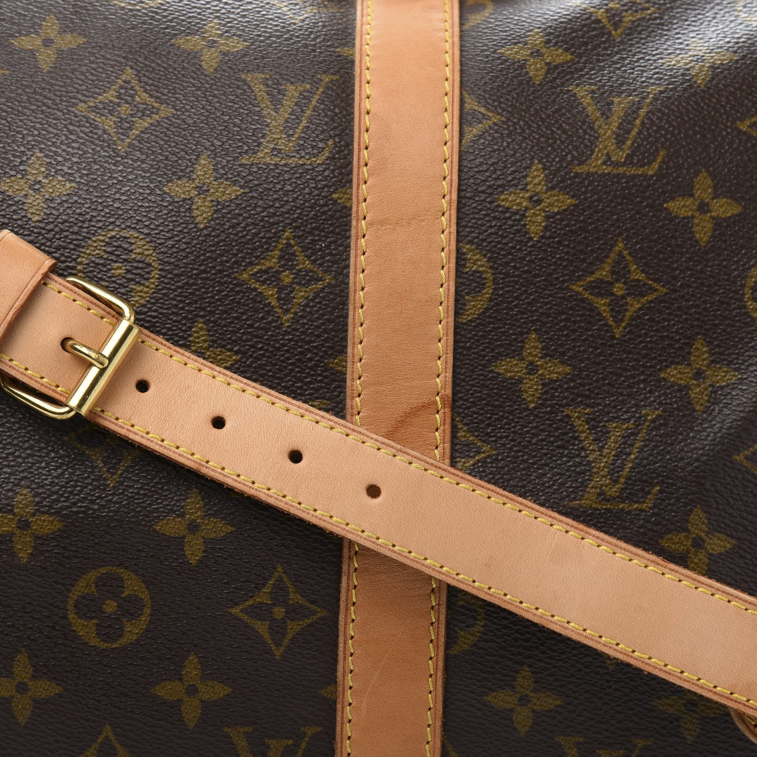 Louis Vuitton Monogram Keepall Bandouliere 50 12 of 15
